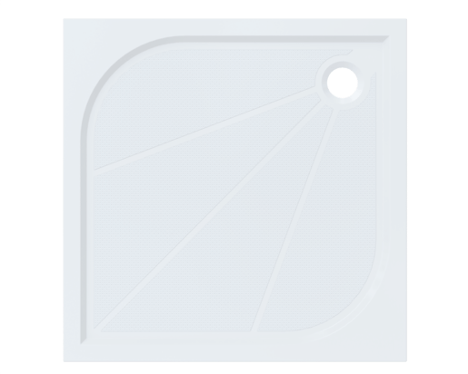 Sprchová vanička Anima, Limnew - litý mramor 90x90 cm - 2