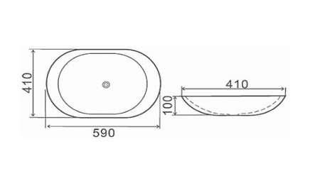 Prodám nové umyvadlo Moby black - 2