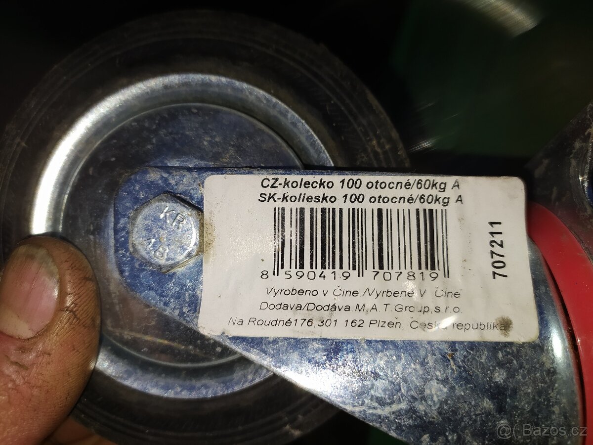 Pojezdová kolečka gumová - 2