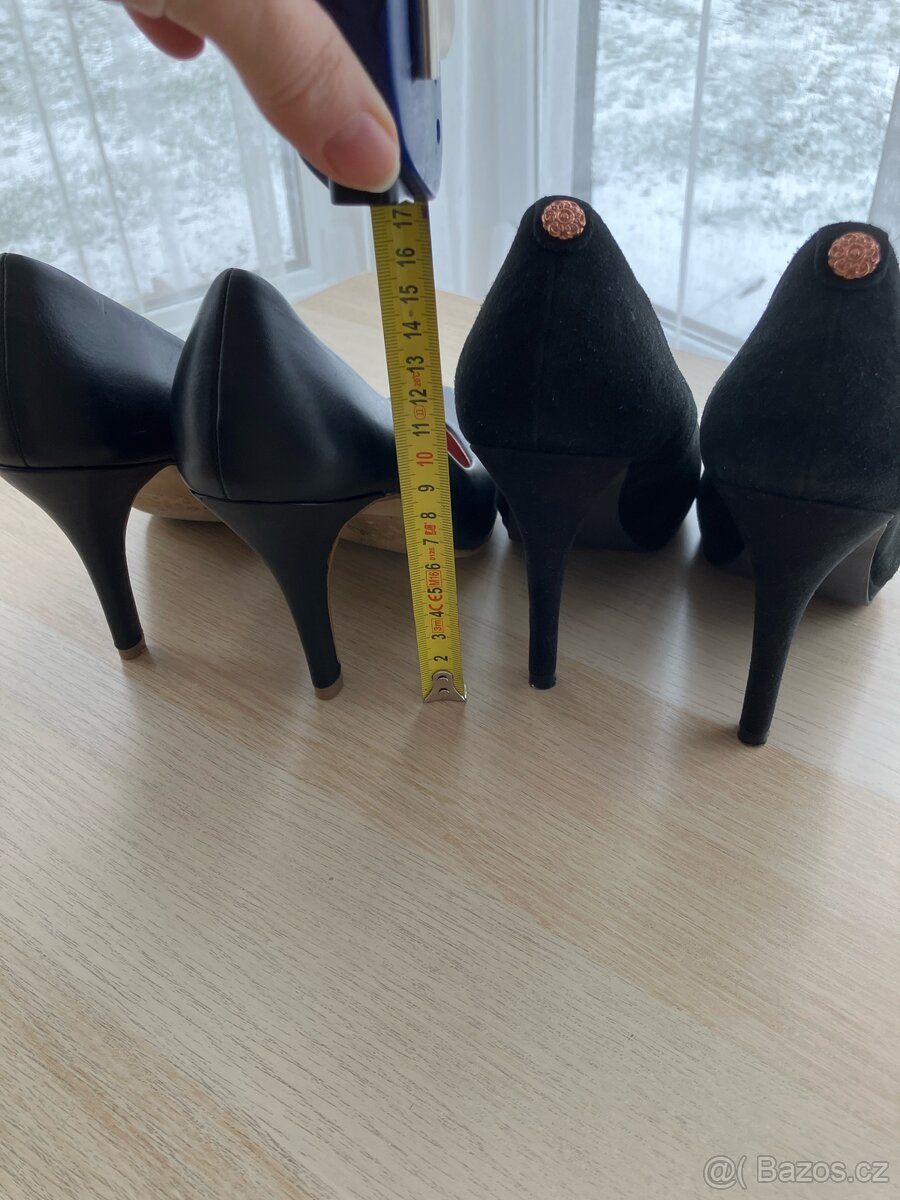 Černé lodičky, vel. 38 - 2