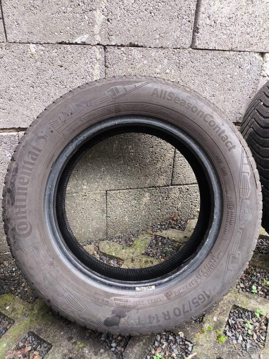 165/70 R14 T XL celoroční pneu - 2