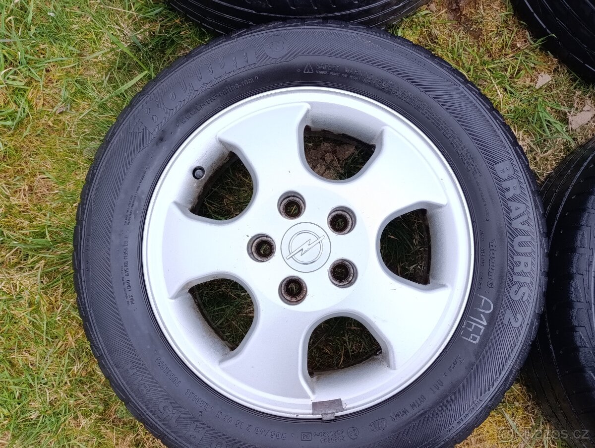 Prodám sadu ALU disků Opel R15 5x110 - 2