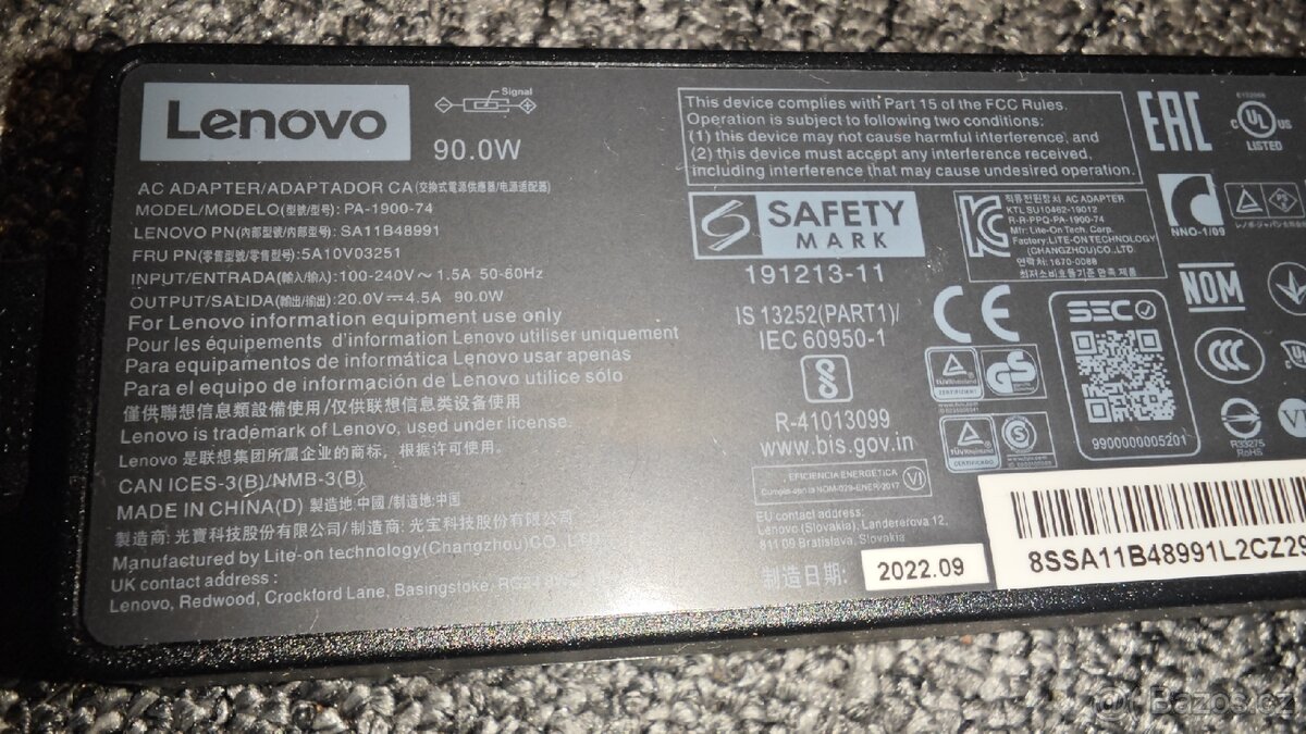 Lenovo 90W nabíječka - 2