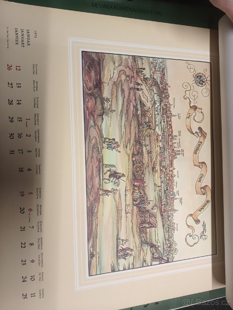 Starý kalendář - Vídeň - 2