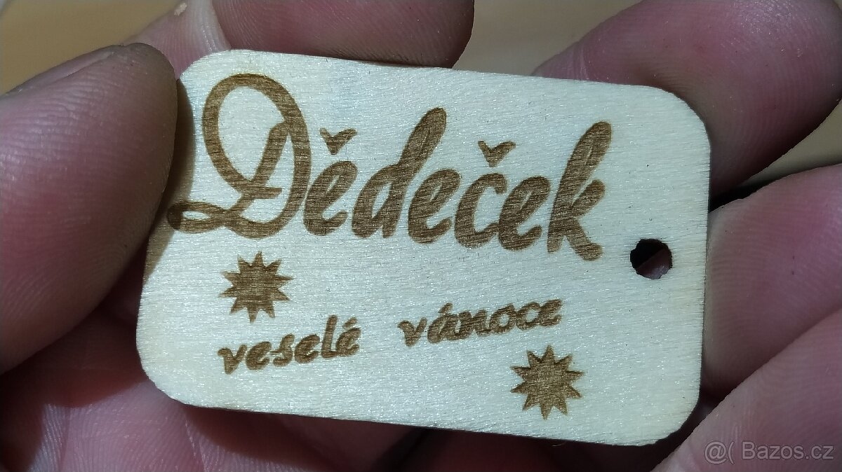 Nabízím originální jmenovky pro vánoční dárky - 2