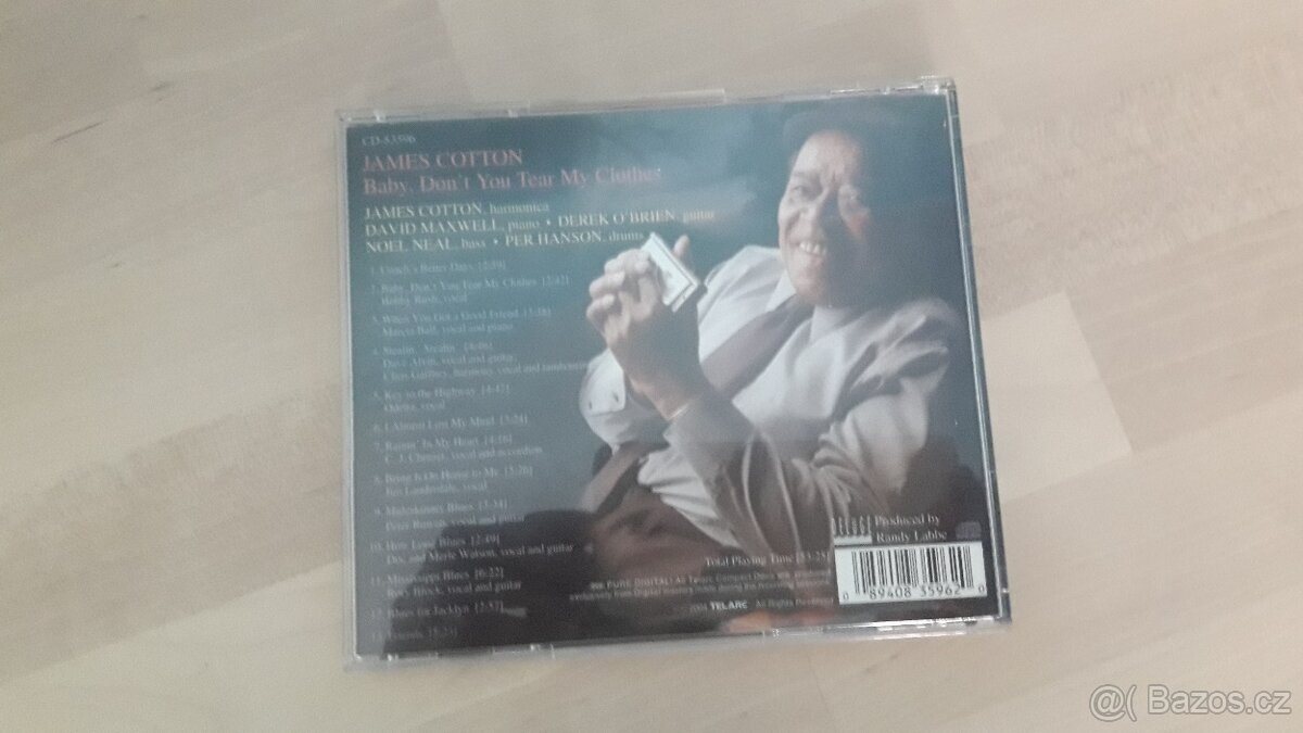 CD James Cotton – Baby Don’t You Tear My Clothes - 2