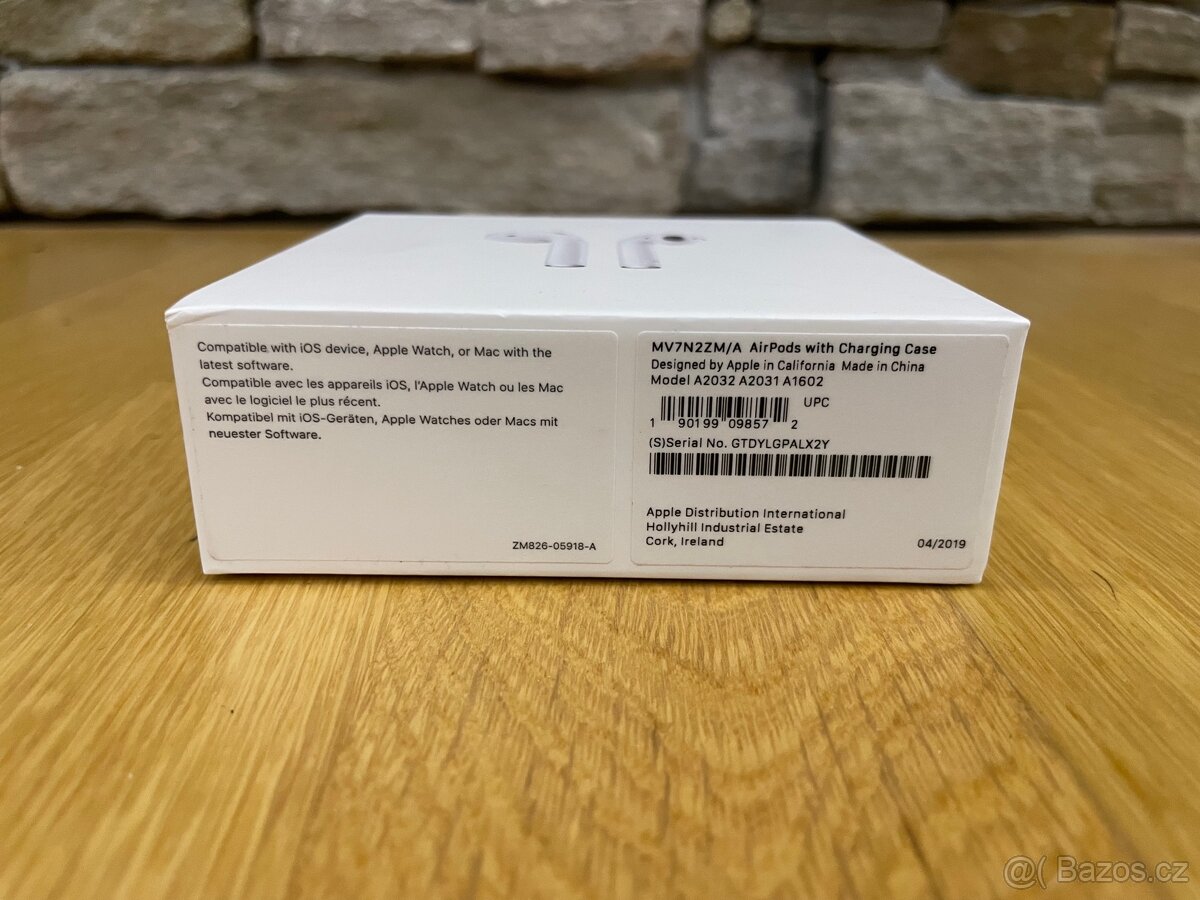 Apple AirPods 2. generace, s dokladem - 2