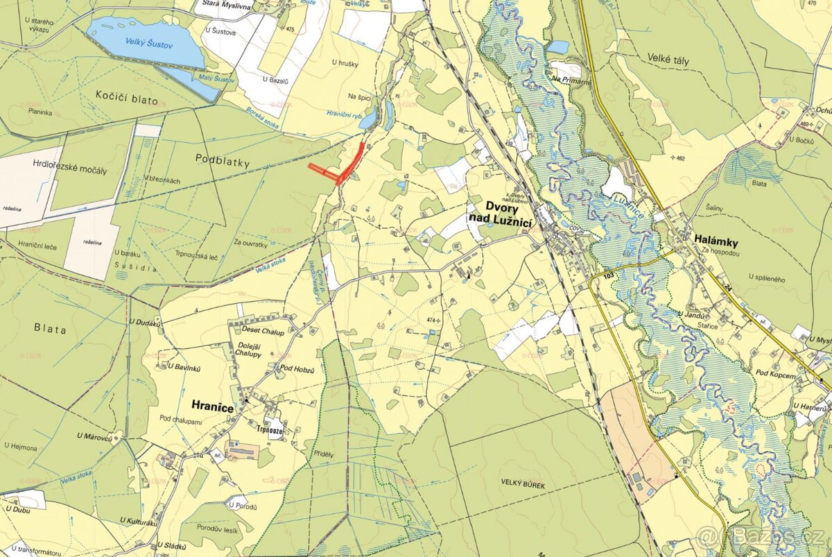 Louka, prodej, Hrdlořezy, Suchdol nad Lužnicí, Jindřichův Hr - 2