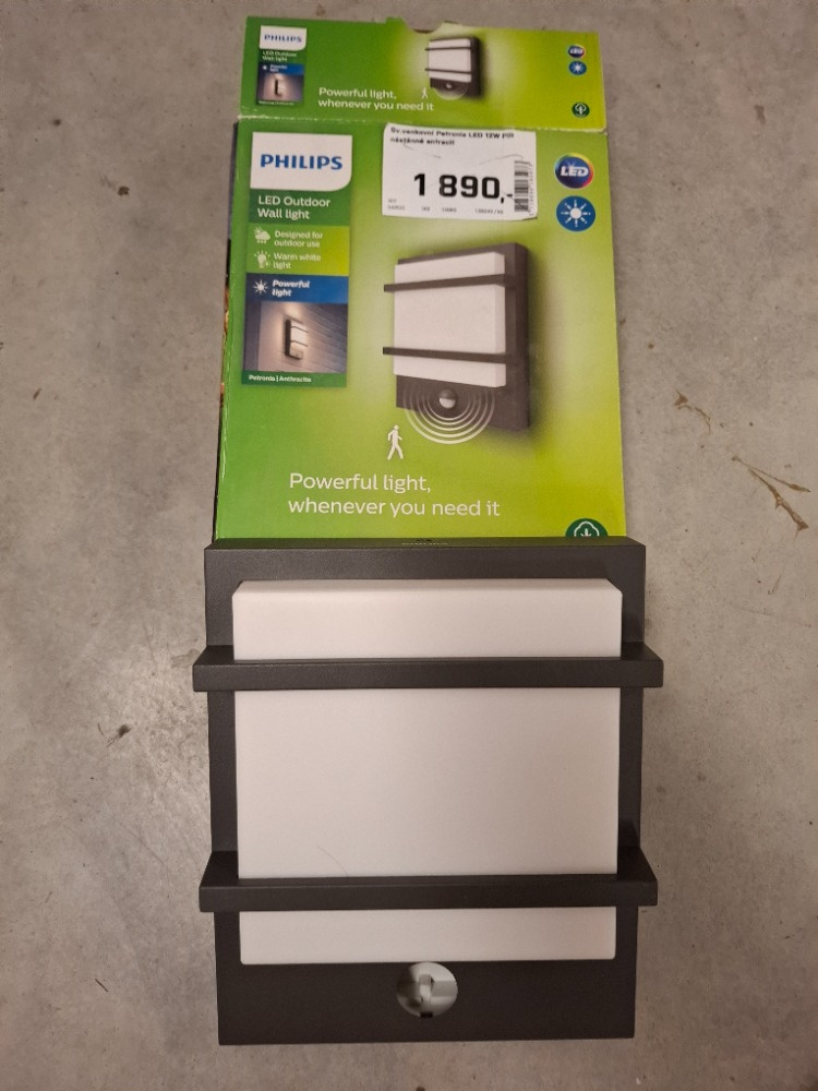 Prodám Philips Petronia 1xLED 12 W se senzorem antracit - 2
