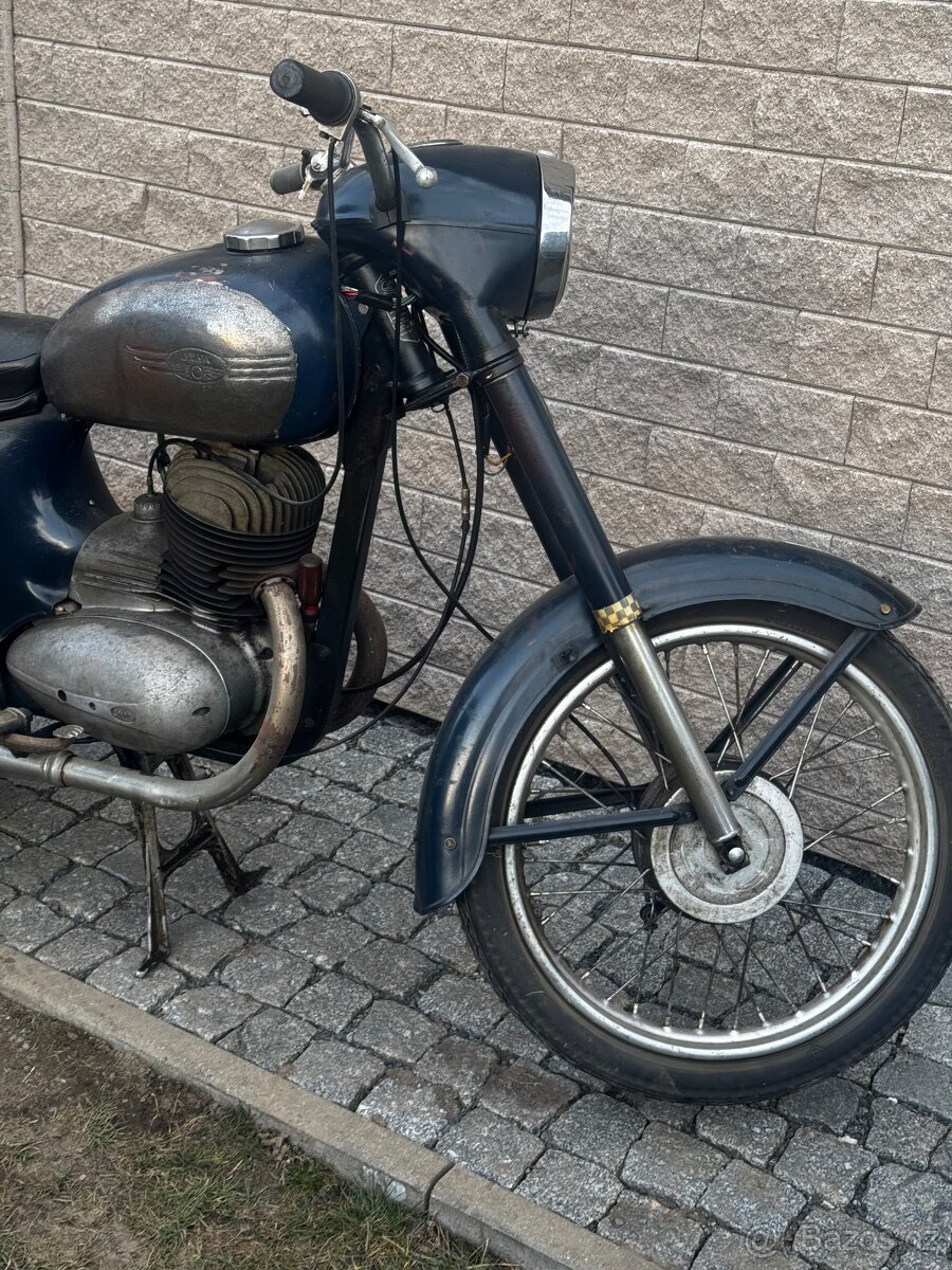 Jawa 250/590 Sport, 1966, platne doklady. - 2