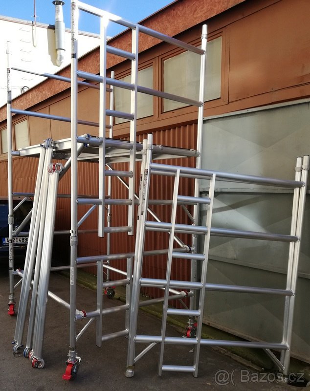 Profesionální hliníkové pojízdné lešení, věž - 2
