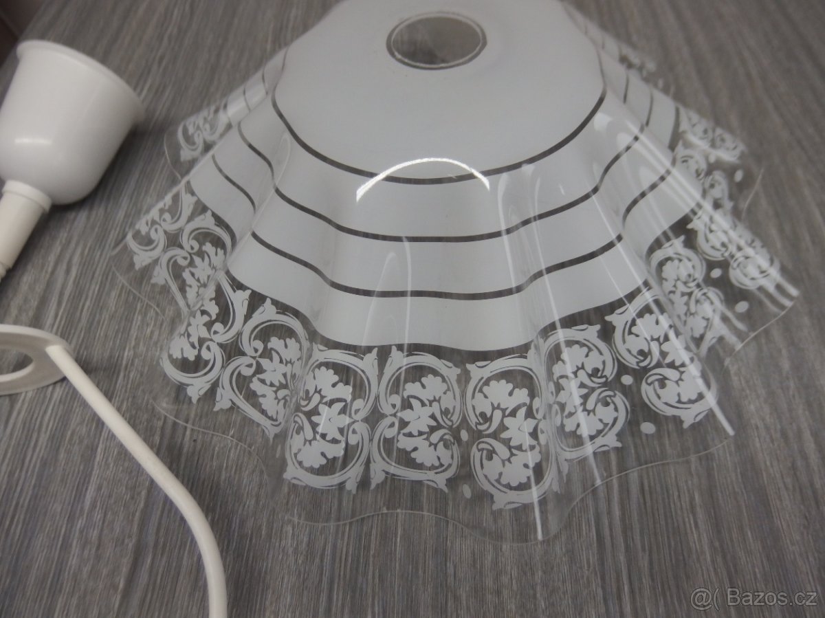 SUKÝNKA BÍLÁ SE VZOREM 18. - 2