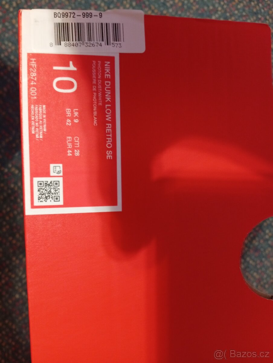 ORIGINÁLNÍ BOTY NIKE DUNK LOW RETRO SE VEL. 44 - 2