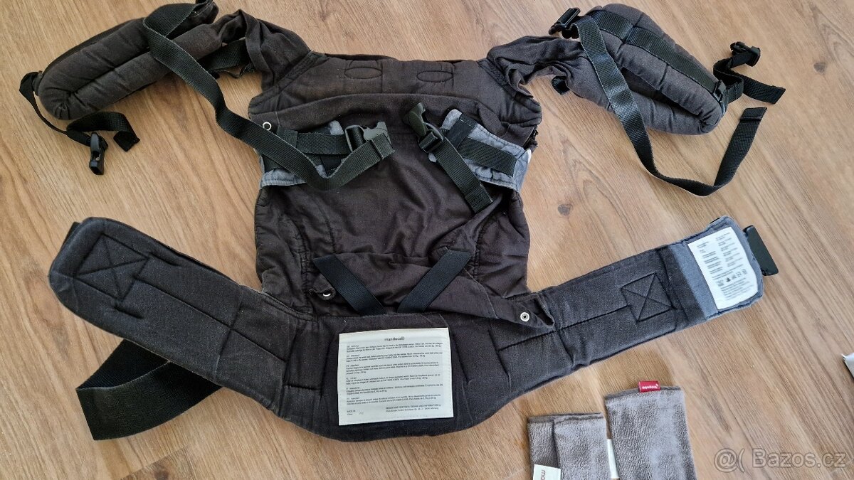 Manduca ergonomické nosítko s chrániči popruhů - 2