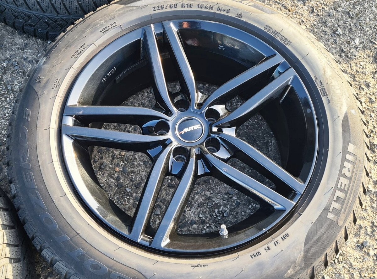 Zimní sada BMW X3, X4, 5x112, Pirelli 225/60R18, 6mm - 2