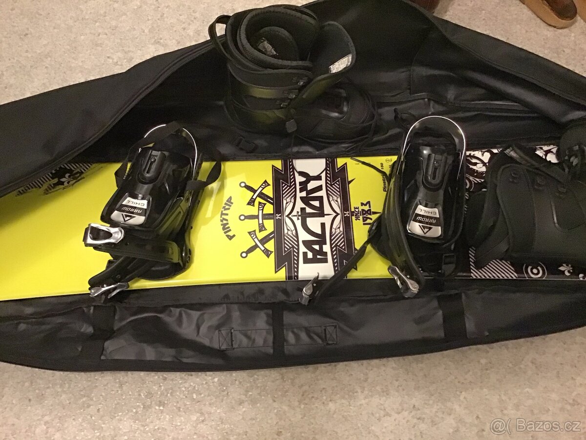 Snowboard set 150 cm / boty 44 - 2