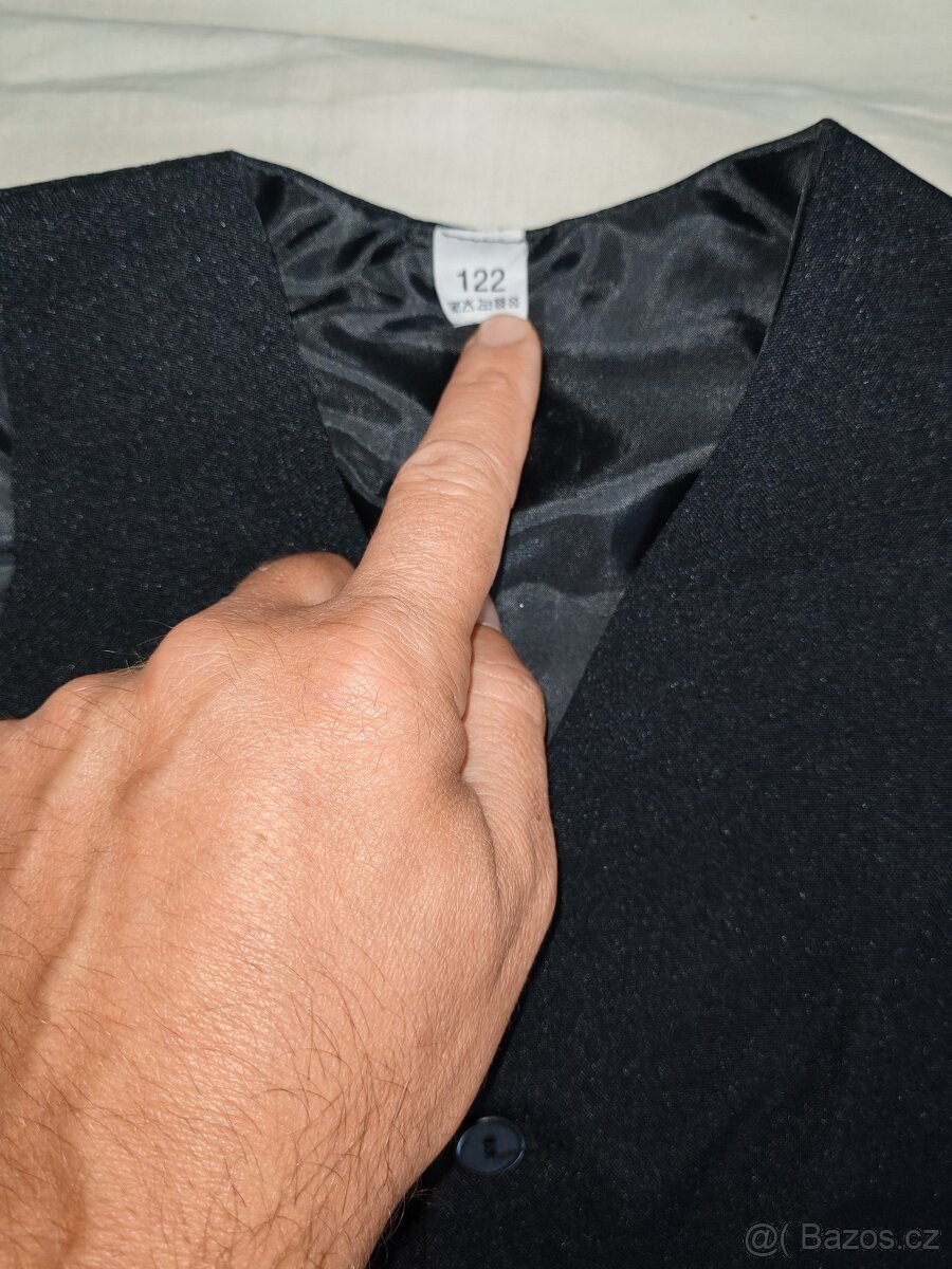 Dětské společenské kalhoty a vesta - 2