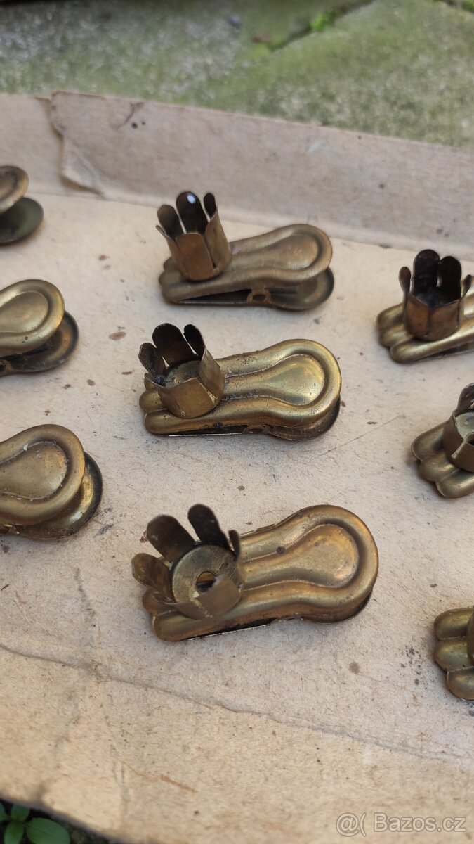 1) Starožitné vánoční skřipce na svíčky - 2