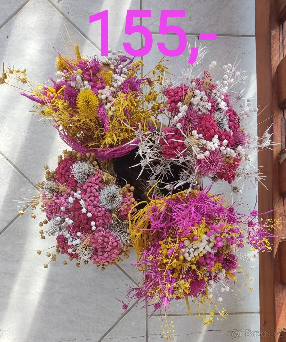 Kytka ze sušených rostlin - 2
