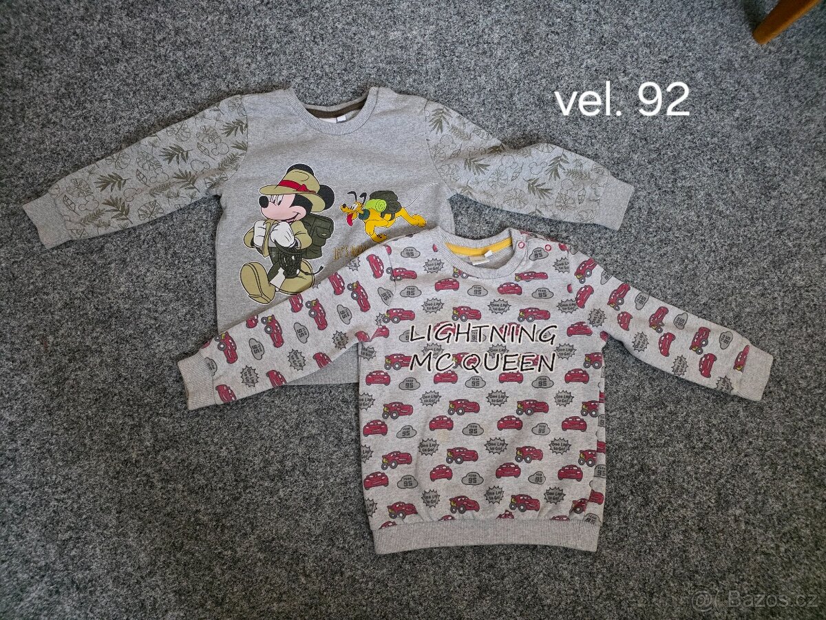 Chlapecké mikiny vel. 92 - 2