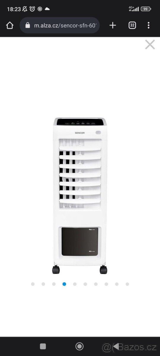 SENCOR SFN 6011WH ochlazovač vzduchu - 2