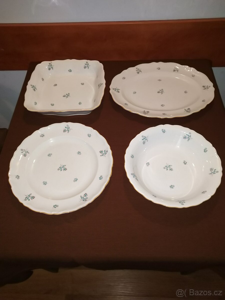 Polévková mísa a servírovací talíře - 2