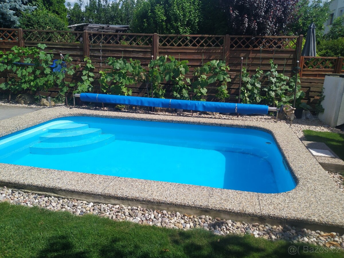 Termo plachta na bazén s navijákem - 2