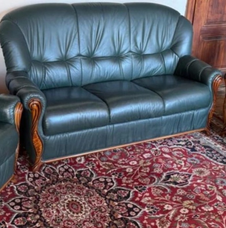 Luxusní italská kožená sedačka, 4094 - 2