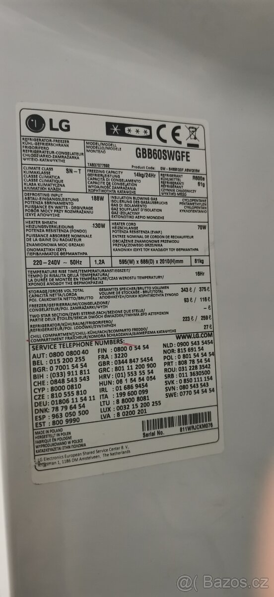 Lednice LG - 2