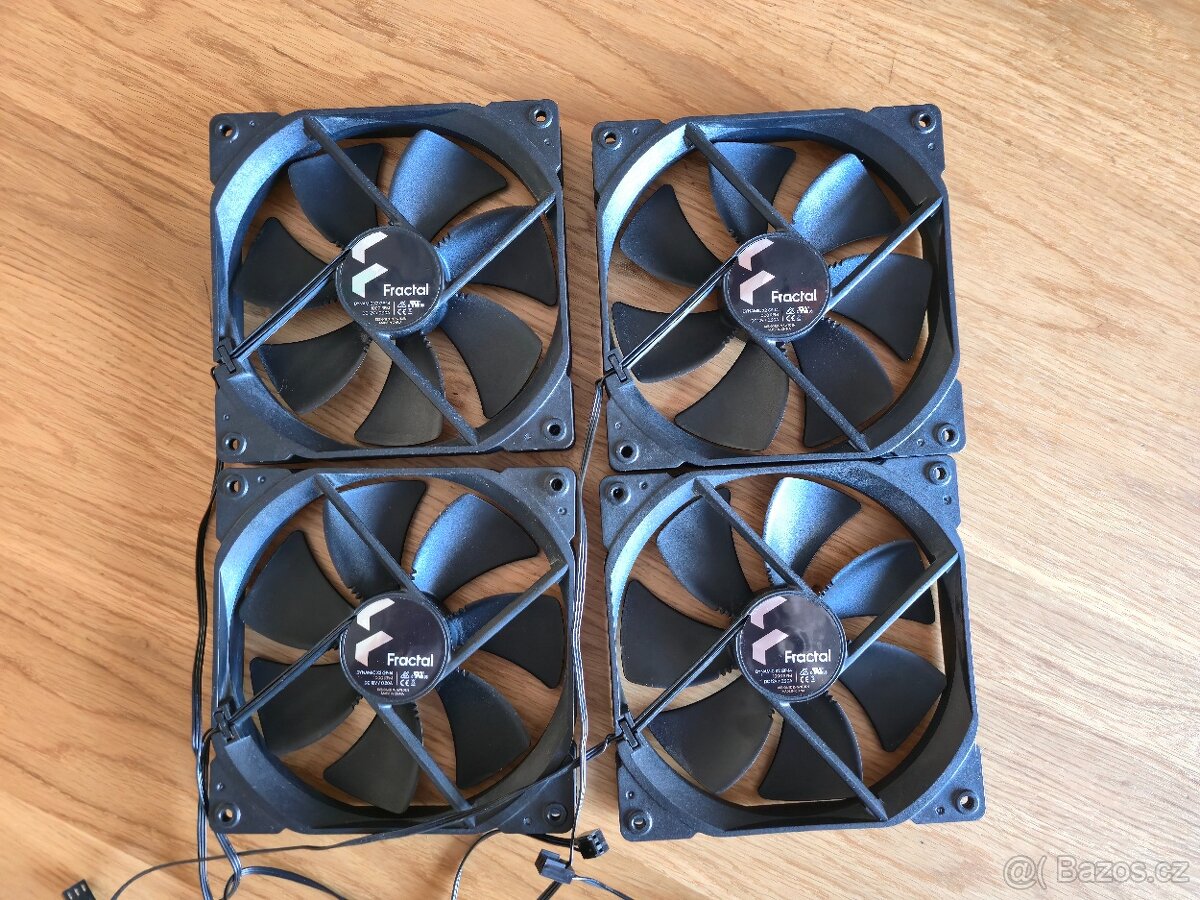 4ks - Ventilátor Fractal Dynamic X2 GP-14, 3 pin - 2