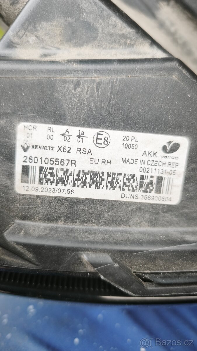 PP světlo na Renault master - 2