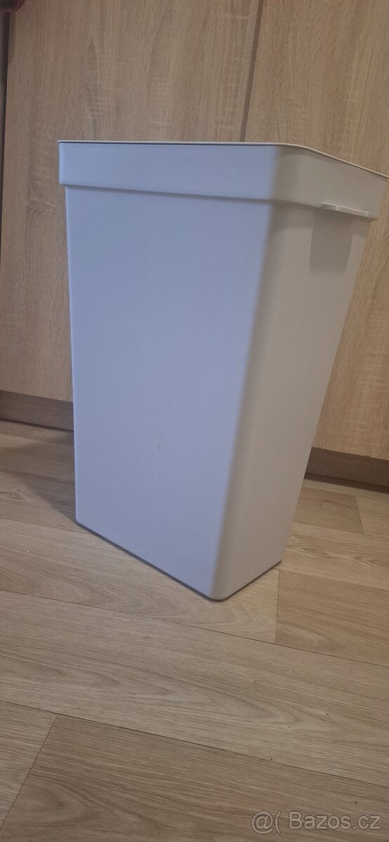 HÅLLBAR Koš s víkem, světle šedá, 35 l - 2