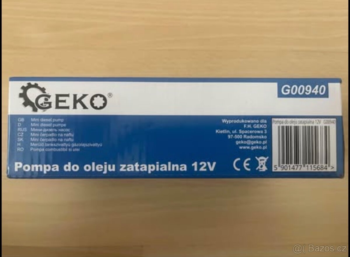 GEKO mini čerpadlo na naftu 12V, 60W, 25l/min - 2