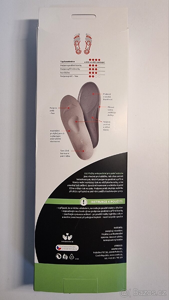 Vložky ortopedické pro patní ostruhu - 2