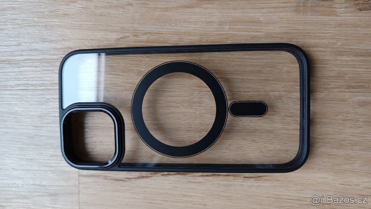 Nový kryt Iron Eye Magnet Apple iPhone 15, černý - 2
