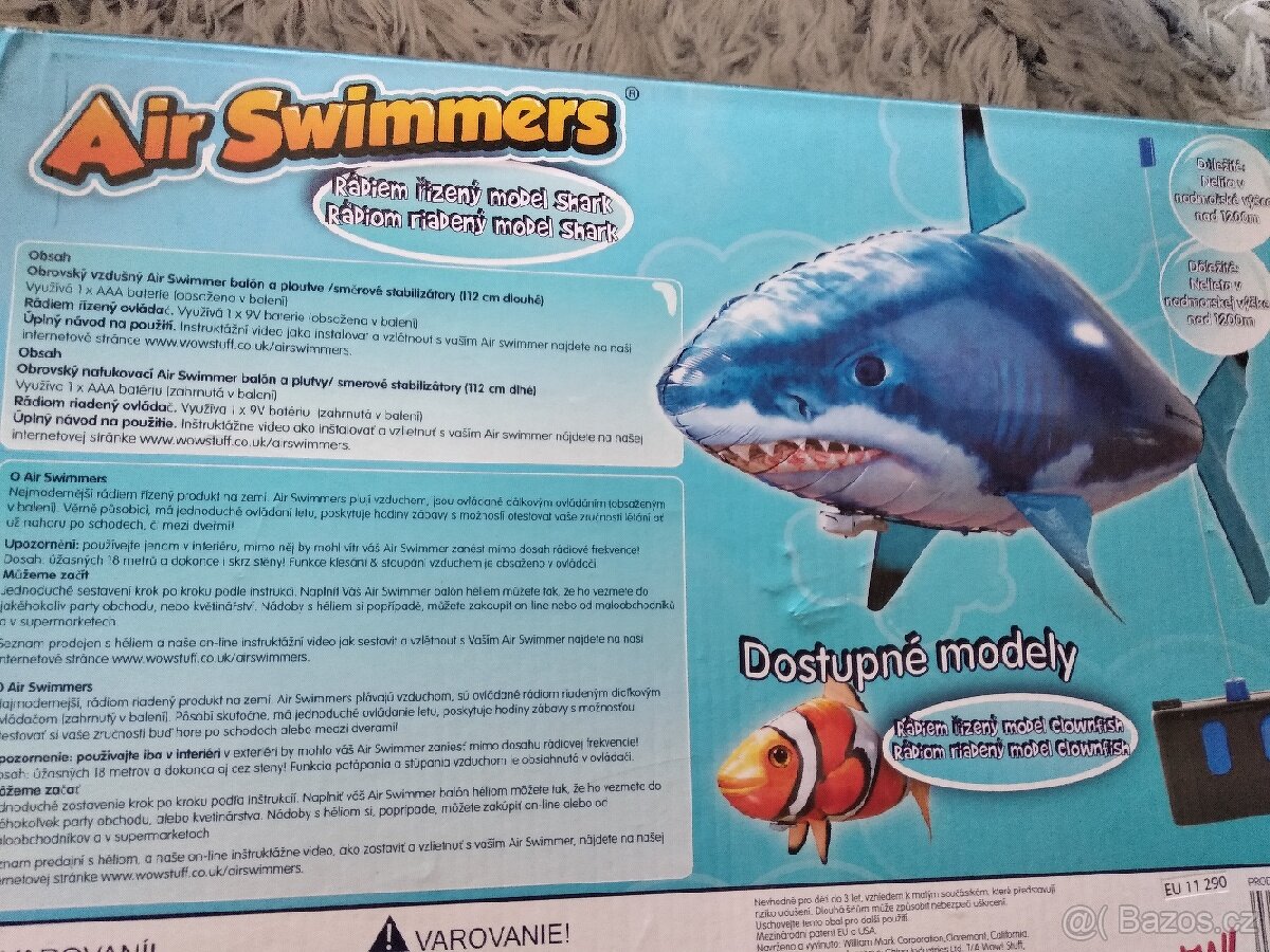Ovladačem řízený velký žralok originál zabalené - 2