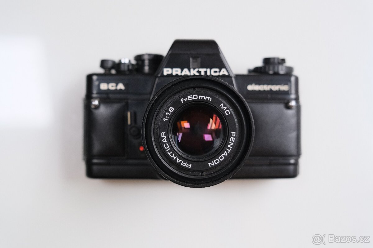 Analogový fotoaparát Praktica BCA + Prakticar 50 mm f1.8 - 2