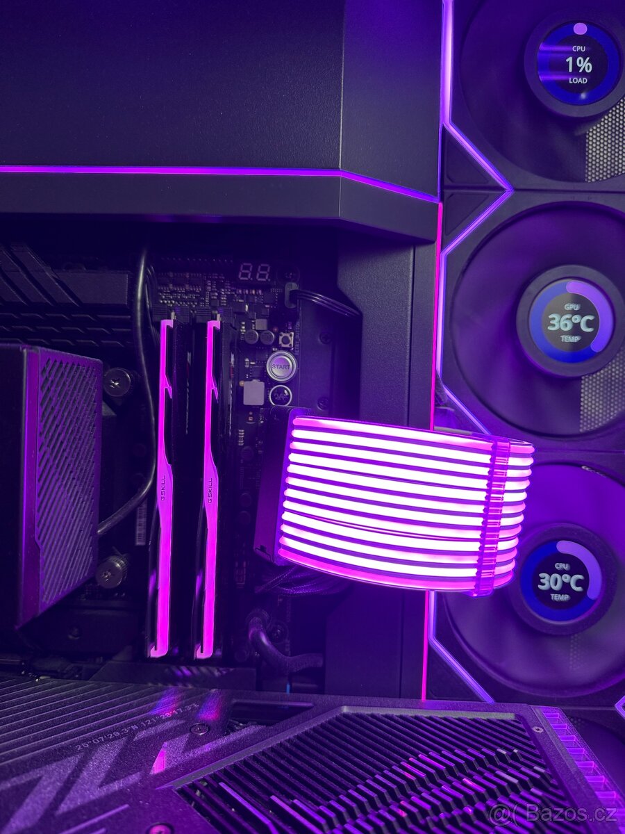 Herní PC sestava ROG, i9 13900ks, RTX 4090, Lian-Li větráčky - 2