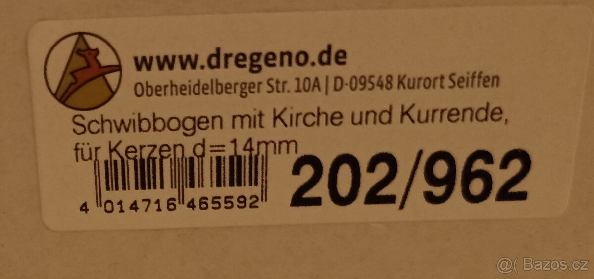 Dřevěný svícen - limitovaná edice - 2