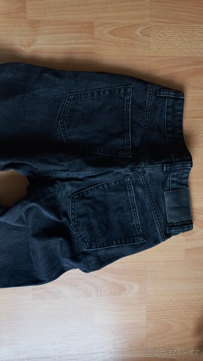 Dívčí tmavě šedé rifle zn. Pull & Bear vel. 34 - 2