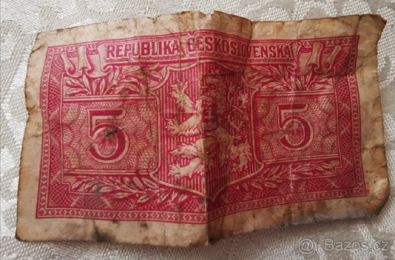 5 korun ceskoslovenskych 1949 - 2