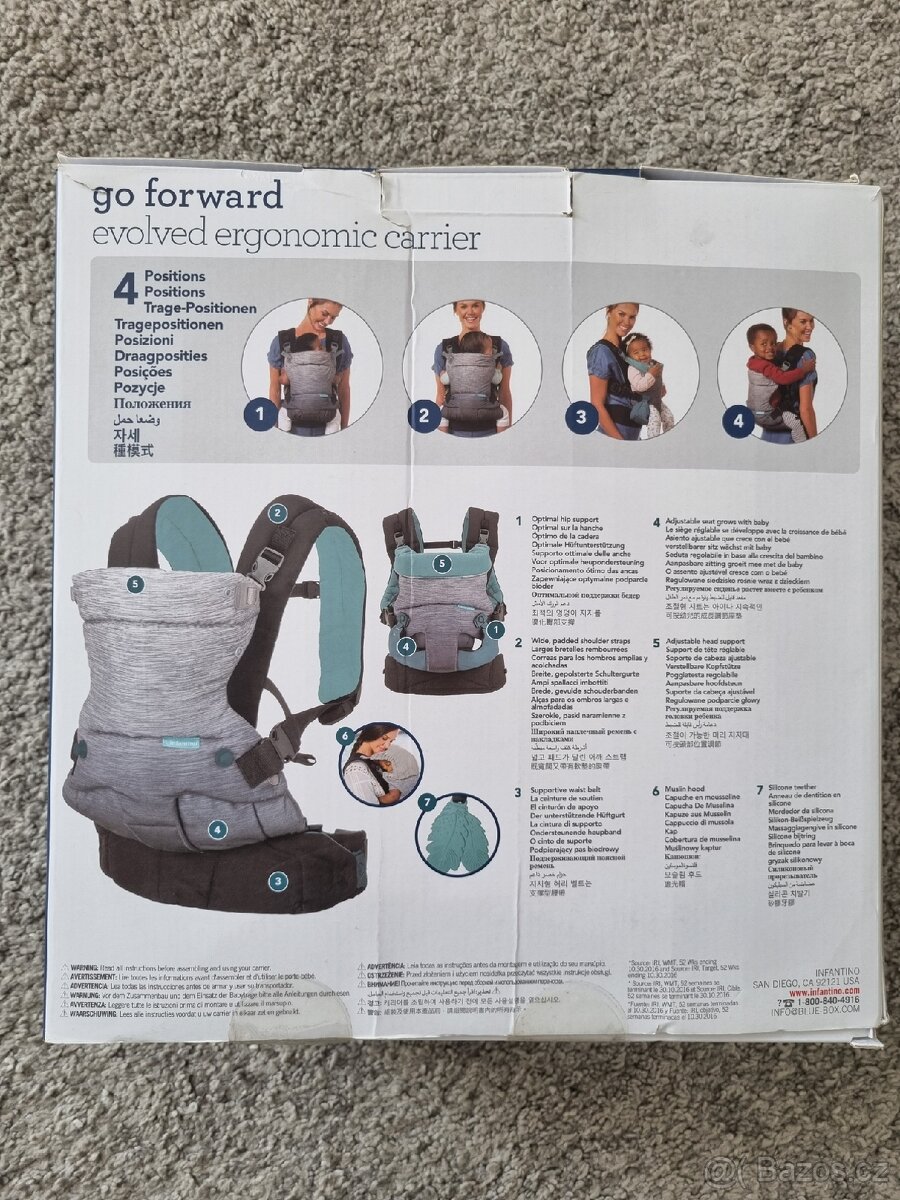 Prodám dětské ergonomické nosítko 4v1 - 2