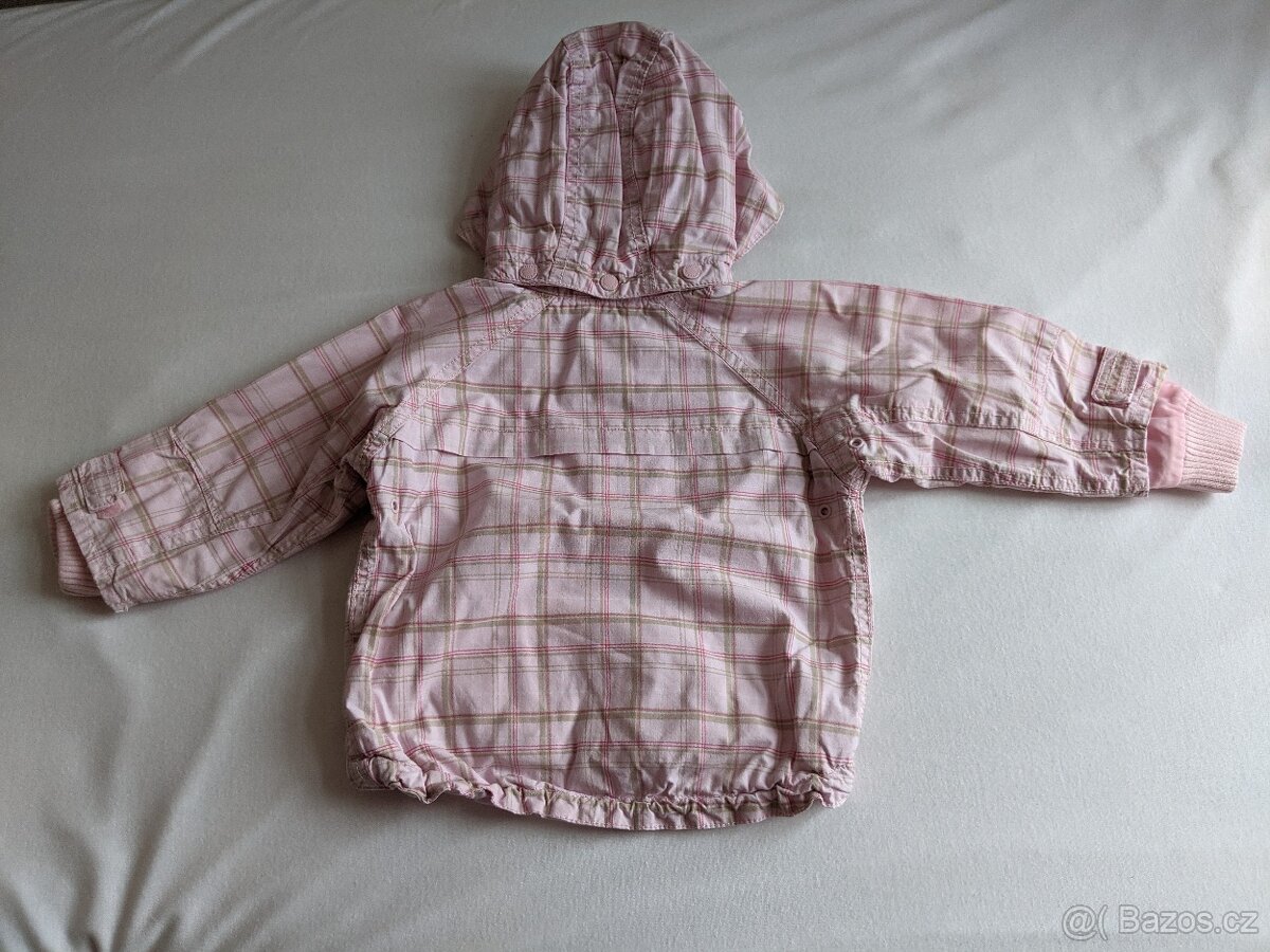 Růžová bundička H&M vel. 86 - 2