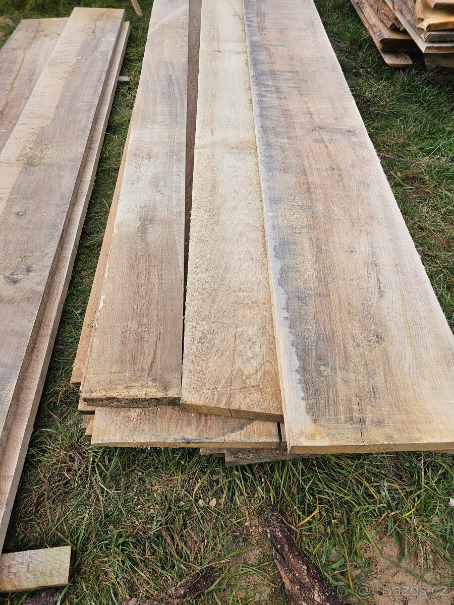 Dubové řezivo, trámy - 2