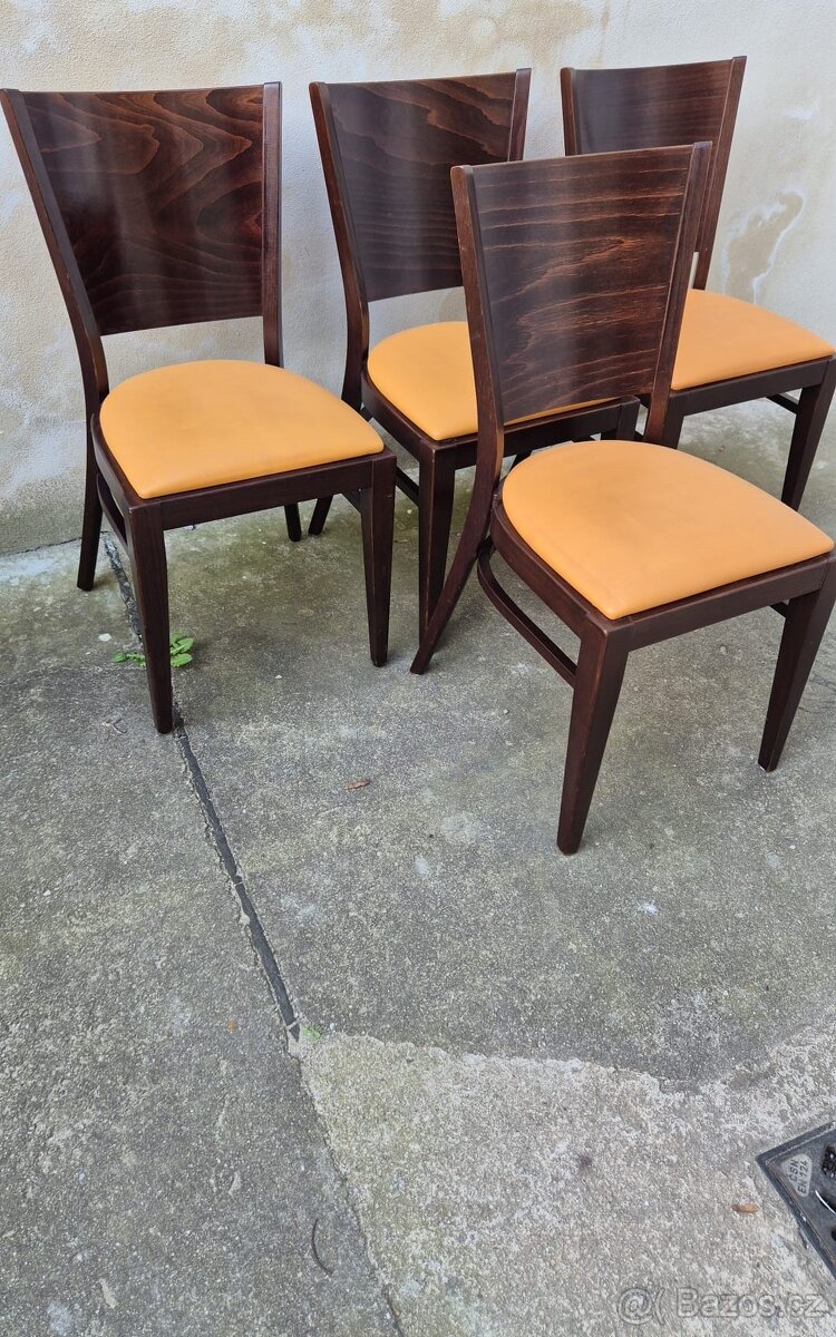 Dřevěné židle - pevné TN (č.78) - 2