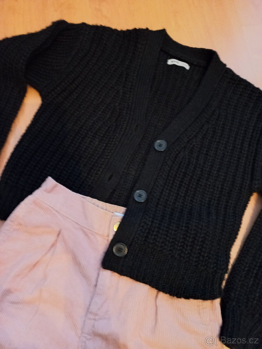 Černý kardigan pro divku - 2