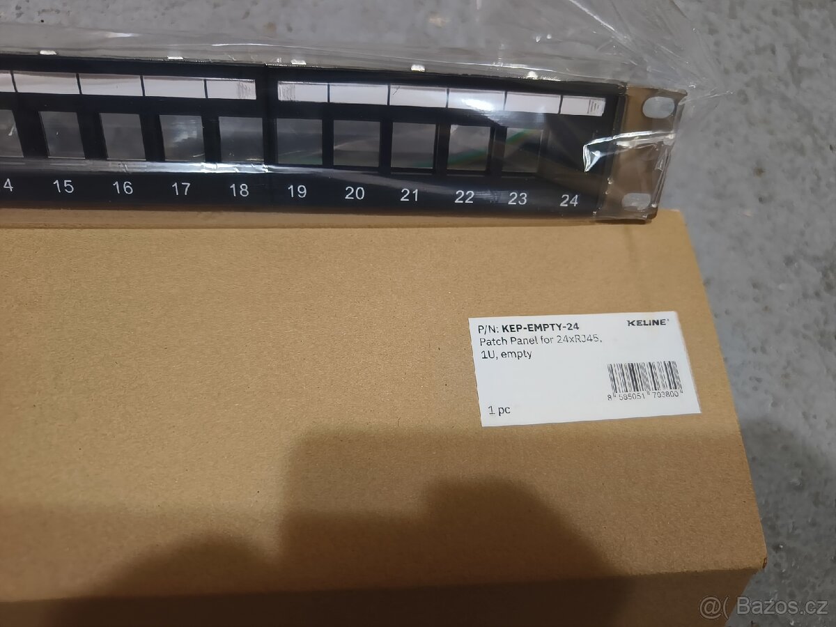 Prodám patch panel kenline RJ45 24 - 2