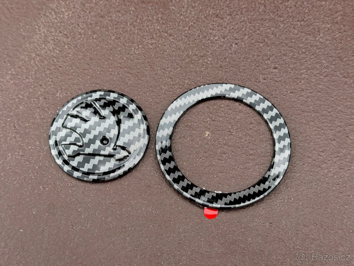 Znak volant Škoda carbon - 2