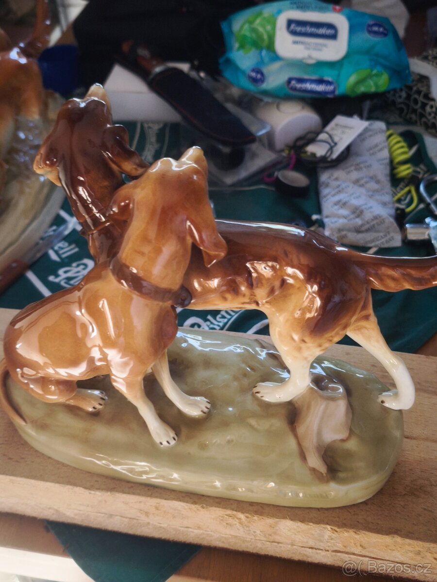 Porcelánové sošky psů - 2