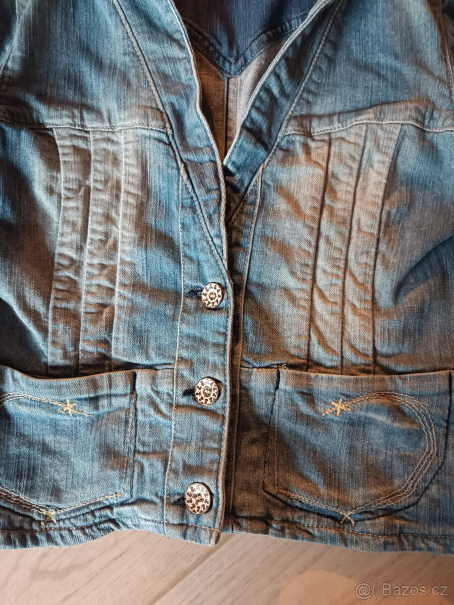 Džínové sáčko H&M vel.134/140 - 2